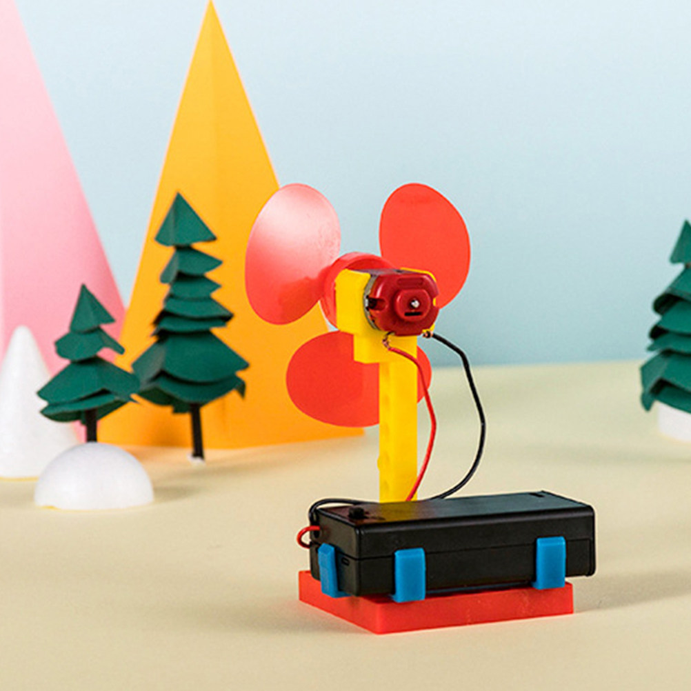 Science Kit - 1Set Kids DIY Wind Generator Assemble