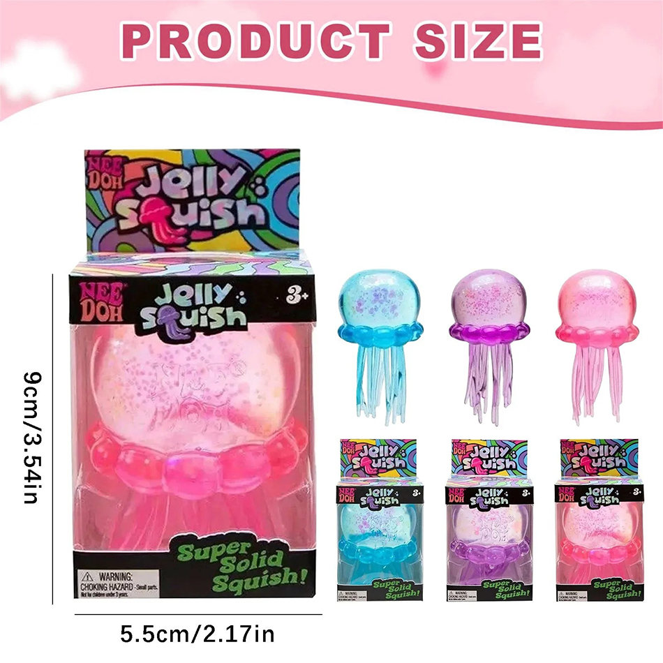 Crystal Growing Kit - Needoh Fuzz Ball Jellyfish Squishy Blind