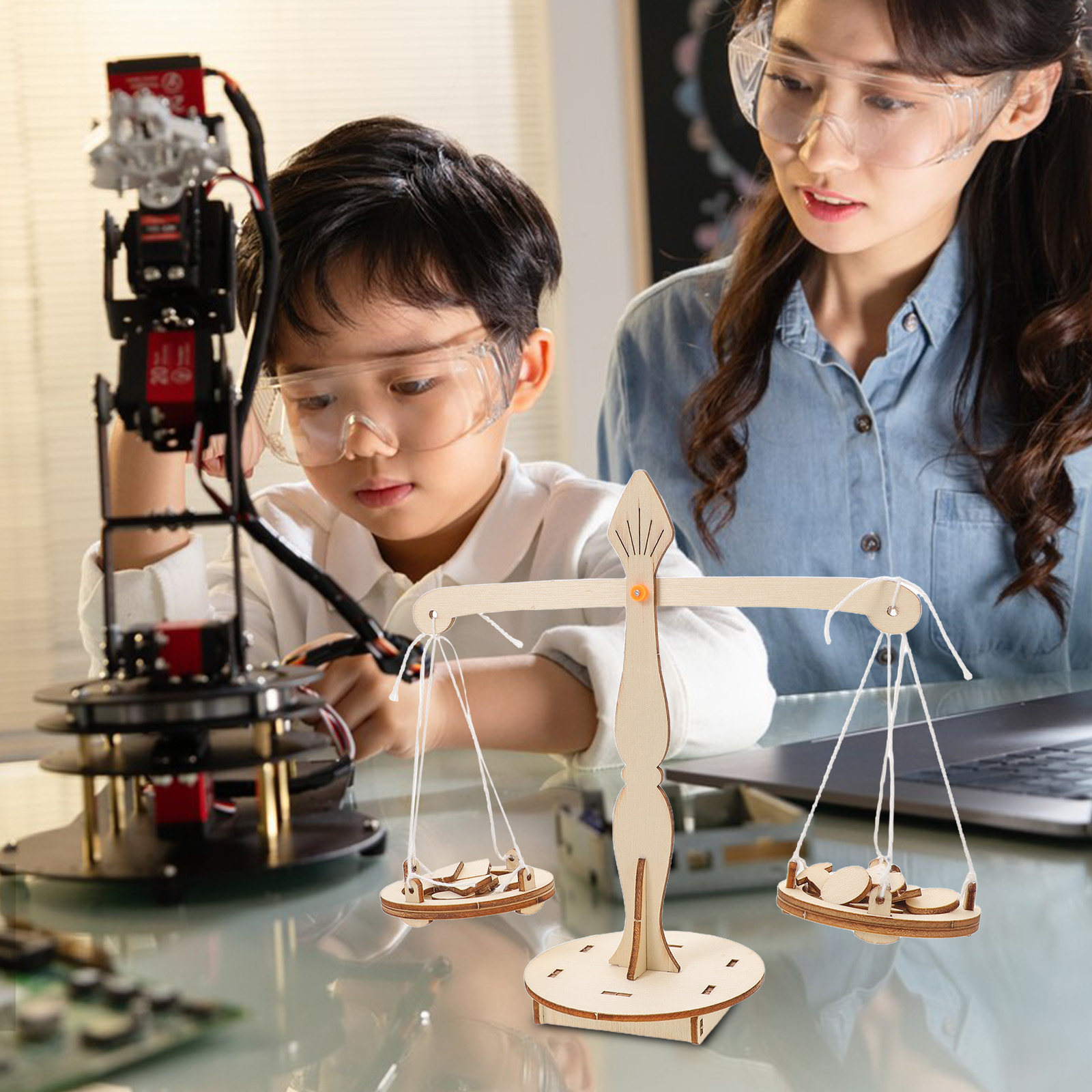 Science Kit - 5Pcs DIY Kit for Kids Balance