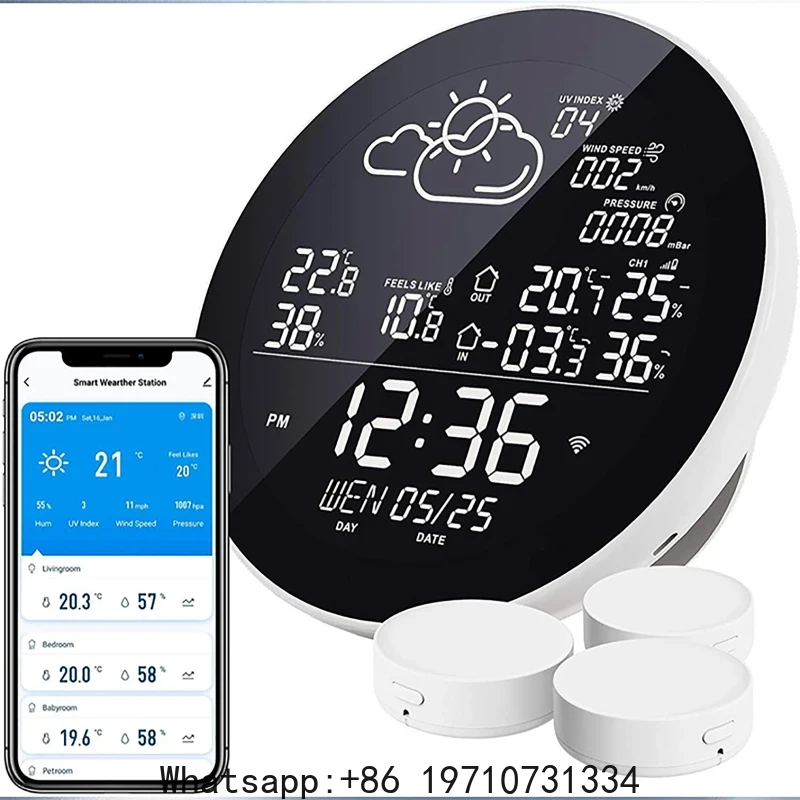 Wifi Smart Weather Stations Ap - Weather Station Indoor avis et prix