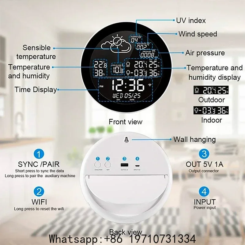 Wifi Smart Weather Stations Ap - Weather Station Indoor avis et prix