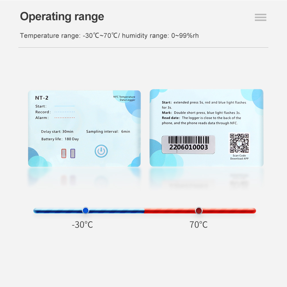 NFC Induction Temperature Logg - Weather Station Indoor avis et prix