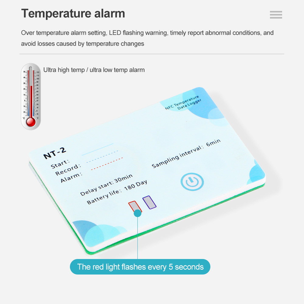 NFC Induction Temperature Logg - Weather Station Indoor avis et prix