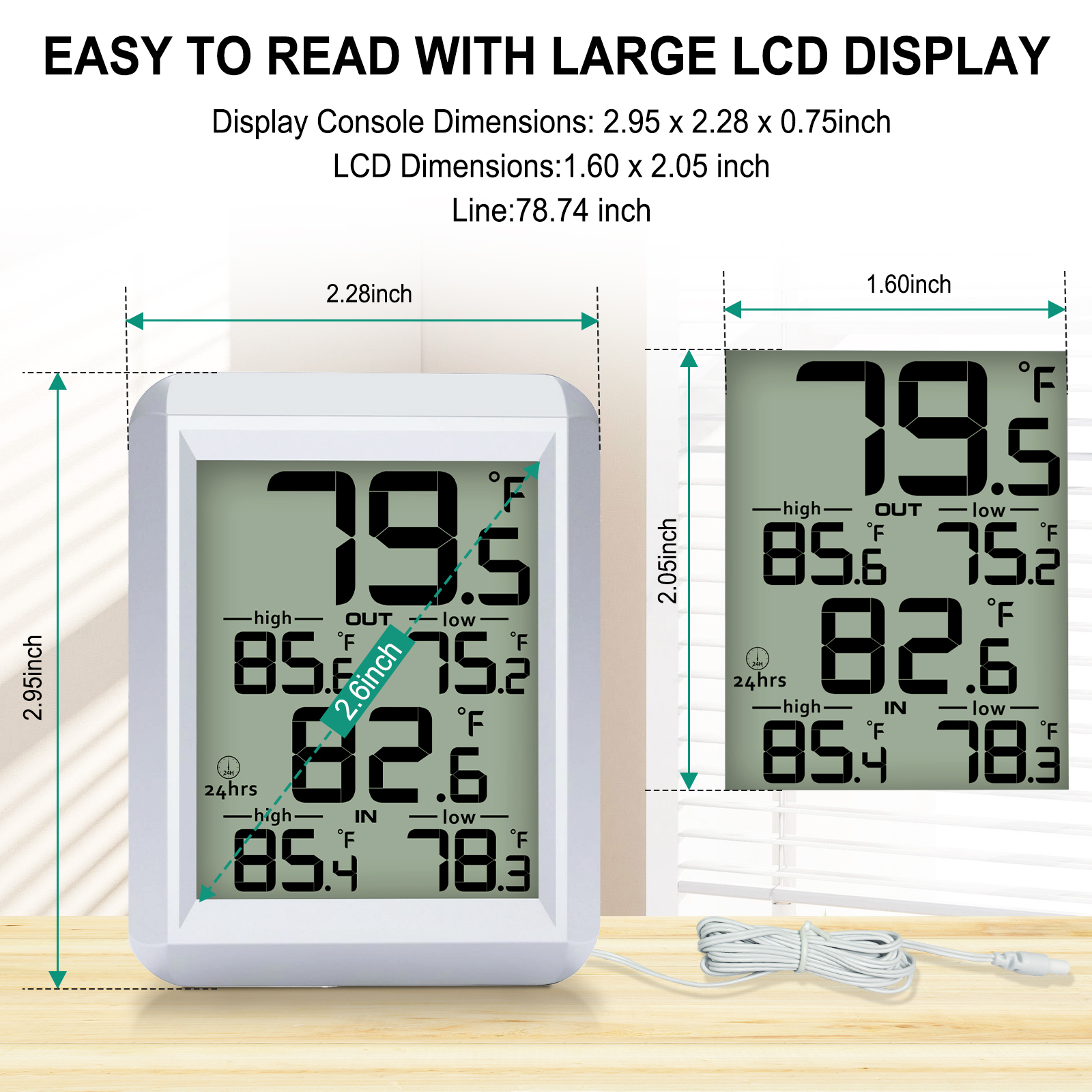 MASTFUYI Digital Thermometer I - Weather Station Indoor avis et prix