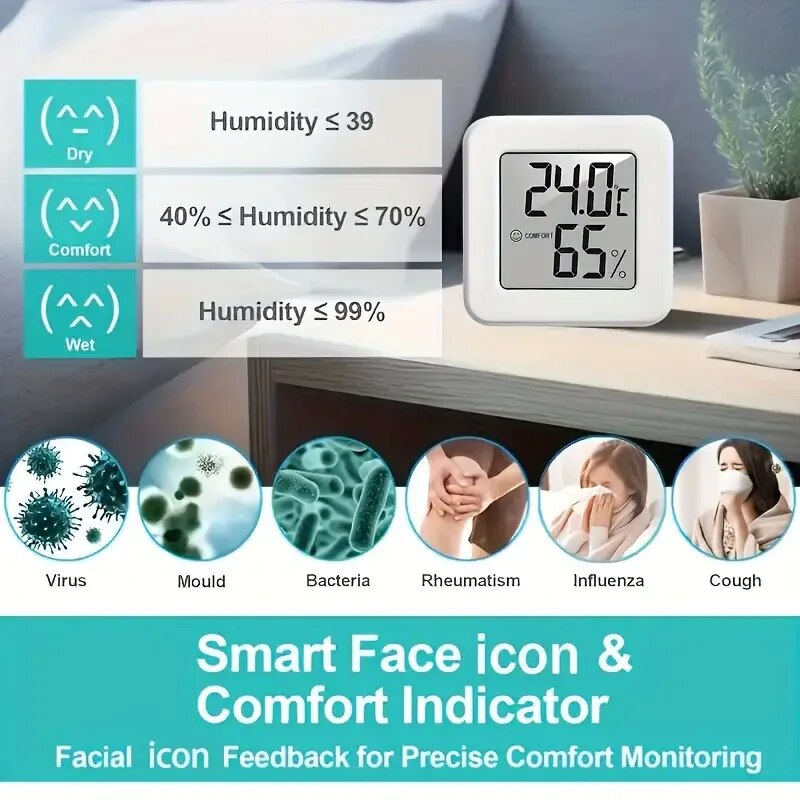 Digital Hygrometer Thermometer - Weather Station Indoor avis et prix