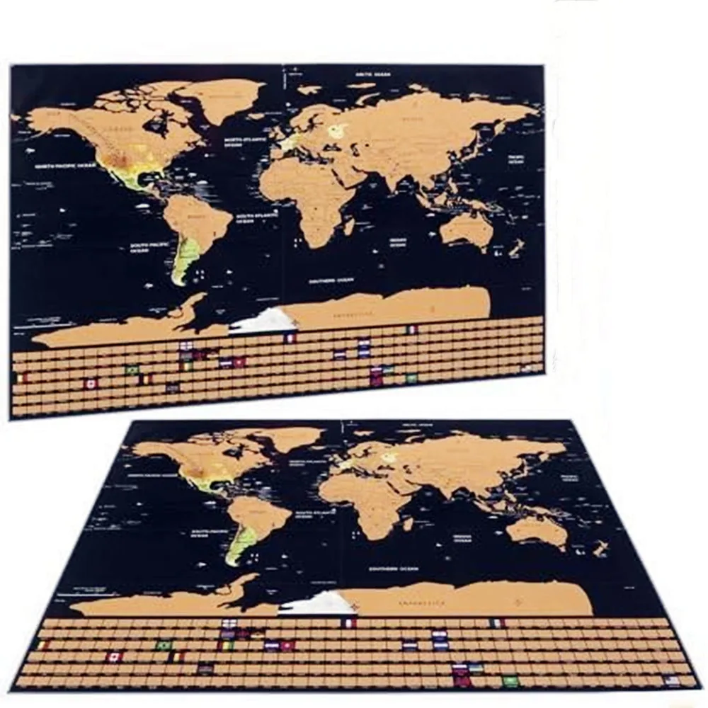New Deluxe Travel Scratch Worl - Star Map Poster avis et prix