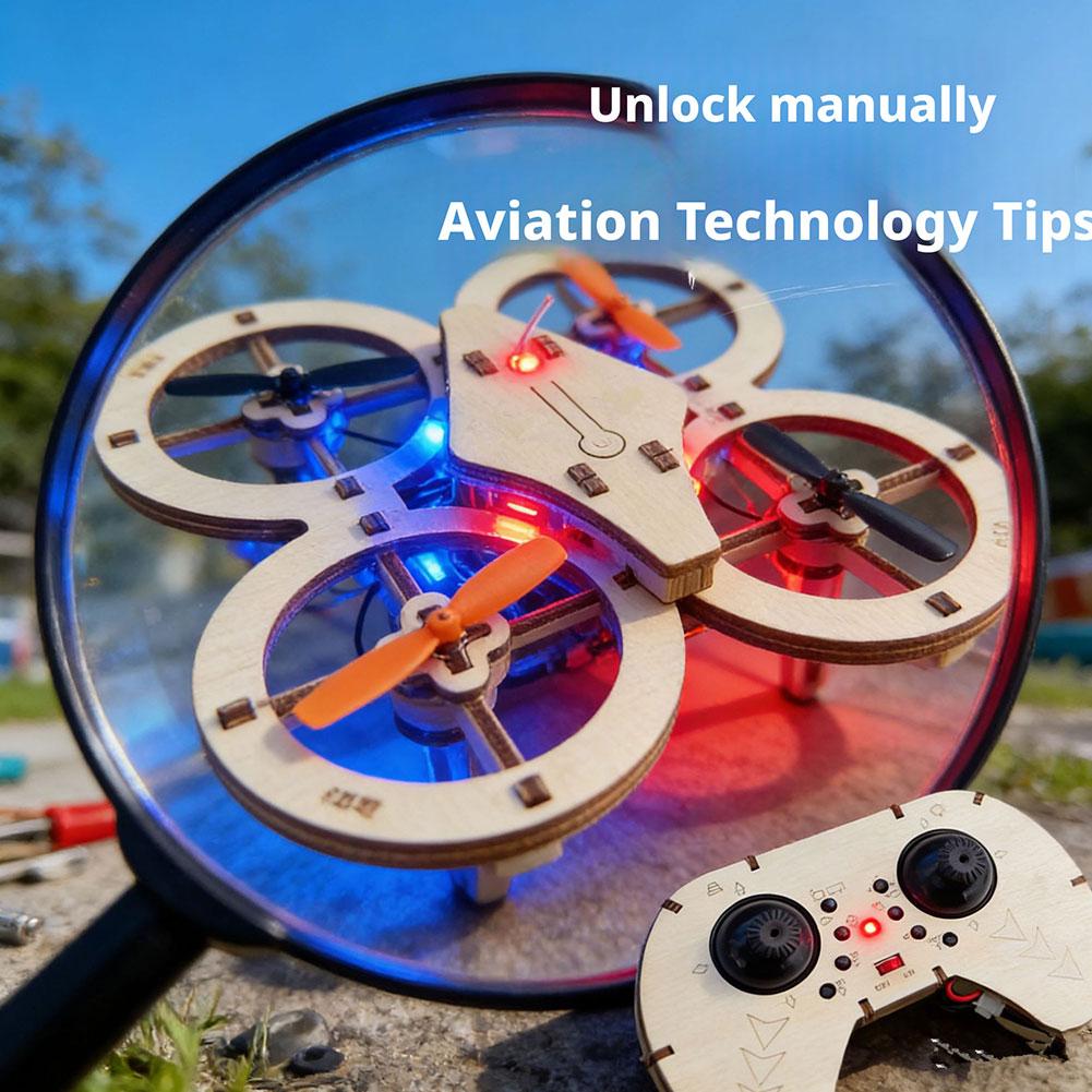 DIY Wooden RC Drone Quadcopter - Science Max avis et prix