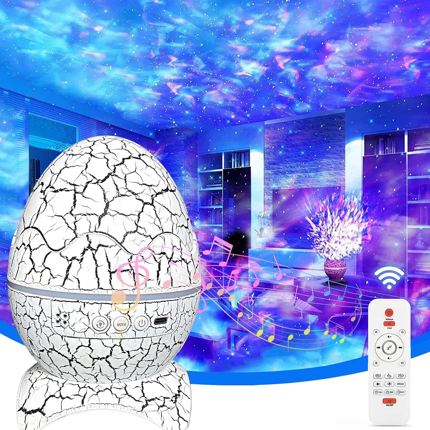 Dinosaur Egg Galaxy Projector  - Planetarium Projector Home avis et prix