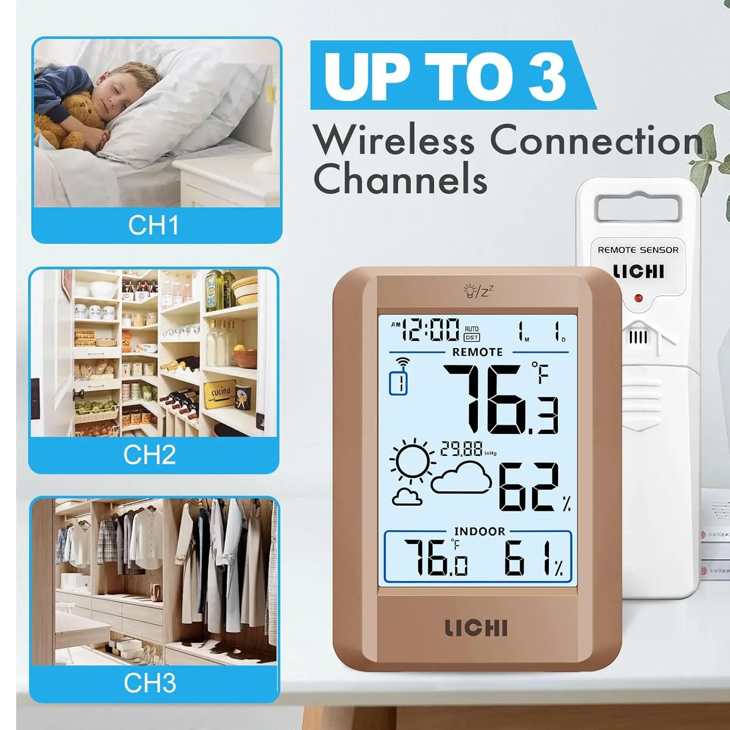 Wireless Weather Station With  - Weather Station Indoor avis et prix
