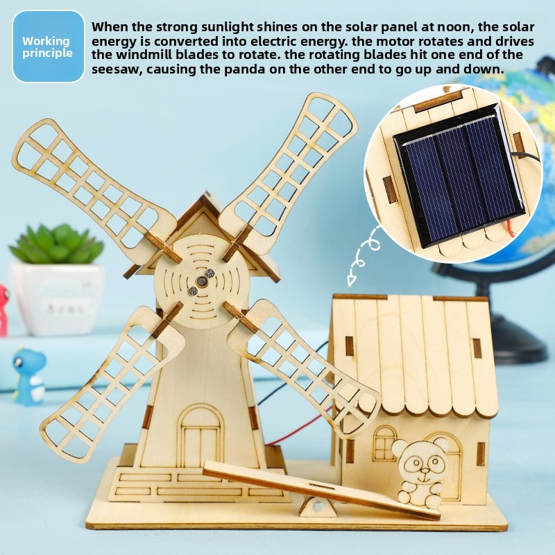 Solar windmill houses, childre - Science Max avis et prix