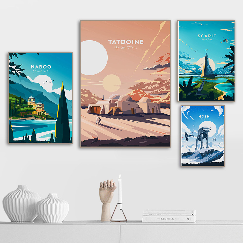 Minimalist Wars Movie Poster T - Star Map Poster avis et prix