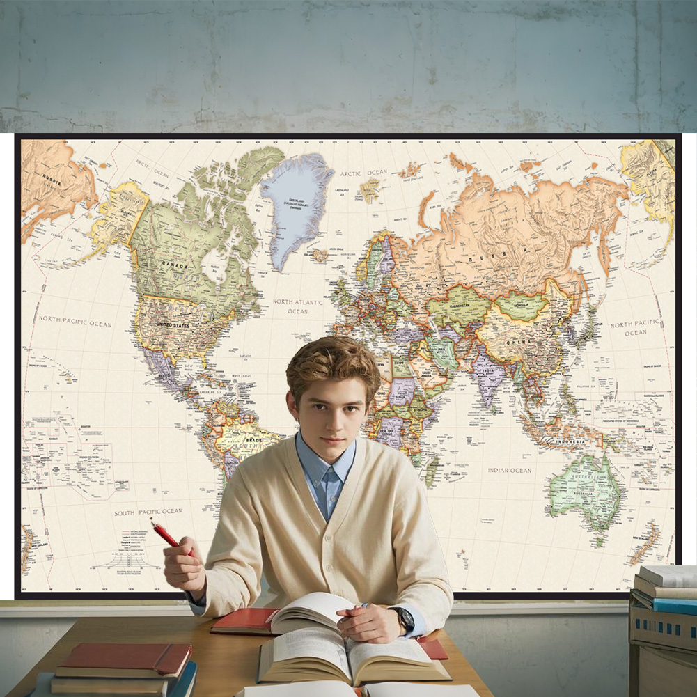 127x81cm/50x32inch Vintage Wor - Star Map Poster avis et prix