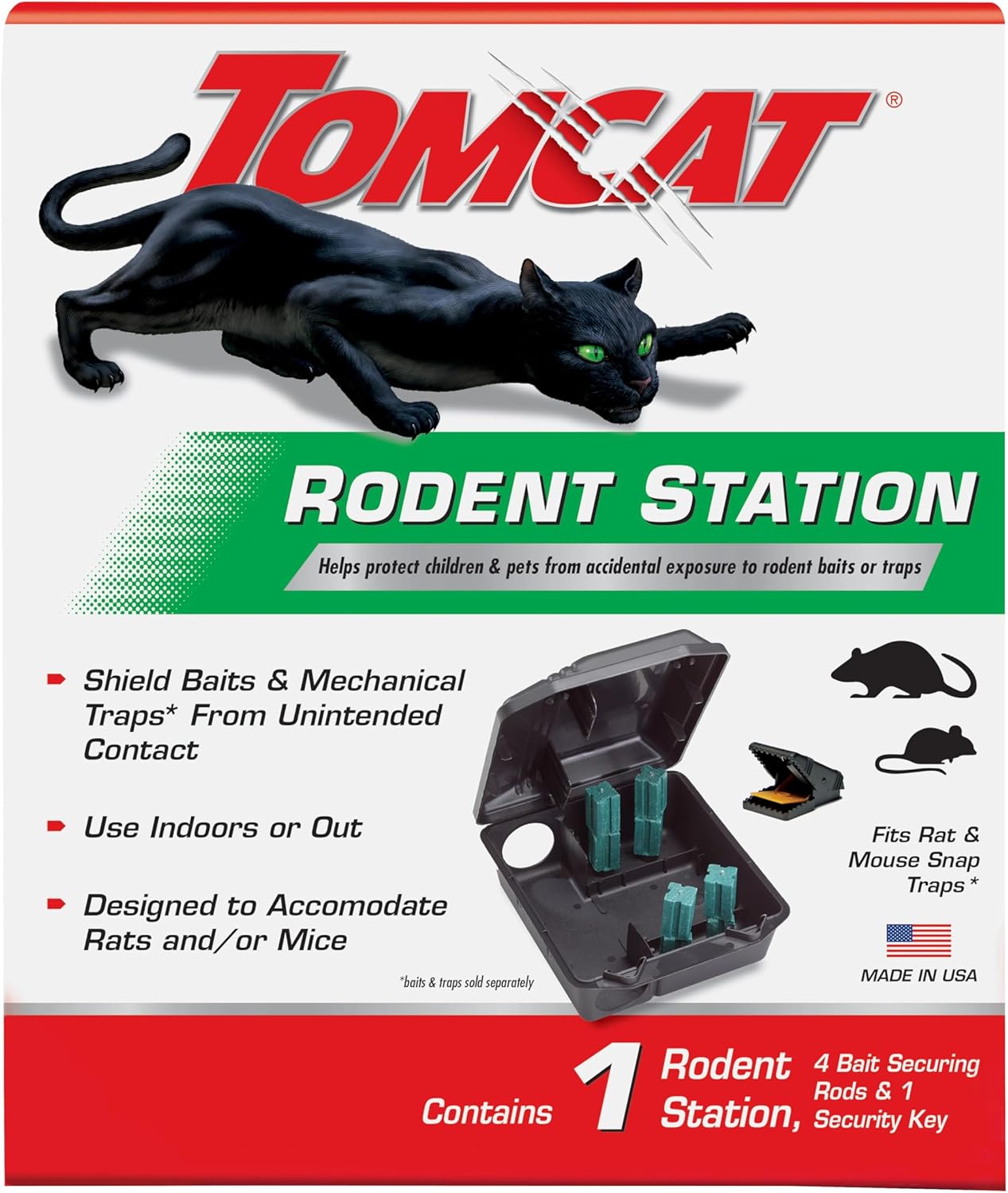 Rodent Station with 4 Bait-Sec - Weather Station Indoor avis et prix