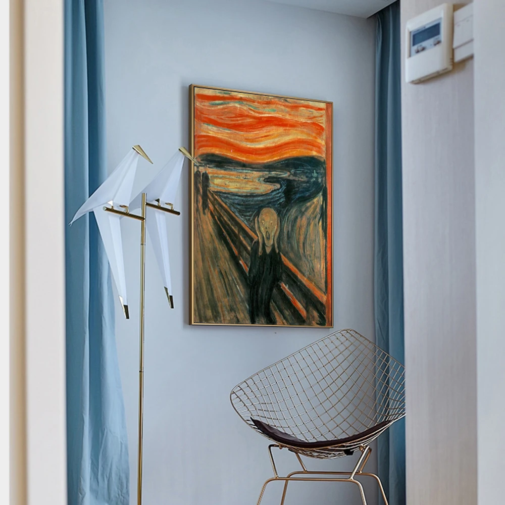 Edvard Munch The Scream Famous - Star Map Poster avis et prix