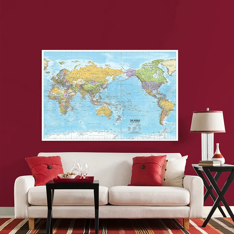 World Map 2012 Fabric Large Po - Star Map Poster avis et prix
