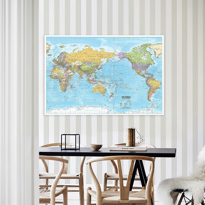 World Map 2012 Fabric Large Po - Star Map Poster avis et prix