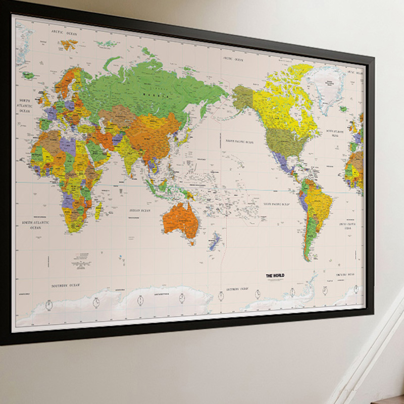 Wall Map,Polyester,World Map W - Star Map Poster avis et prix