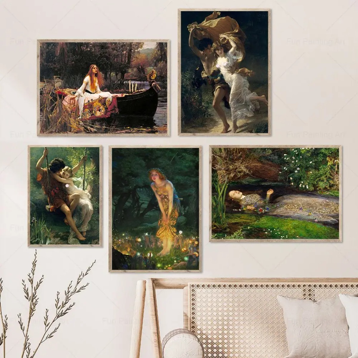 Pre-Raphaelite British Art Set - Star Map Poster avis et prix