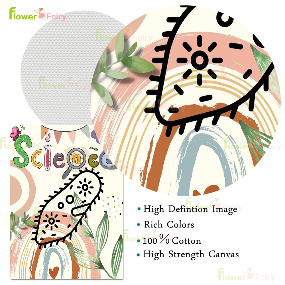 Cartoon Microbiology Watercolo - Science Nursery avis et prix