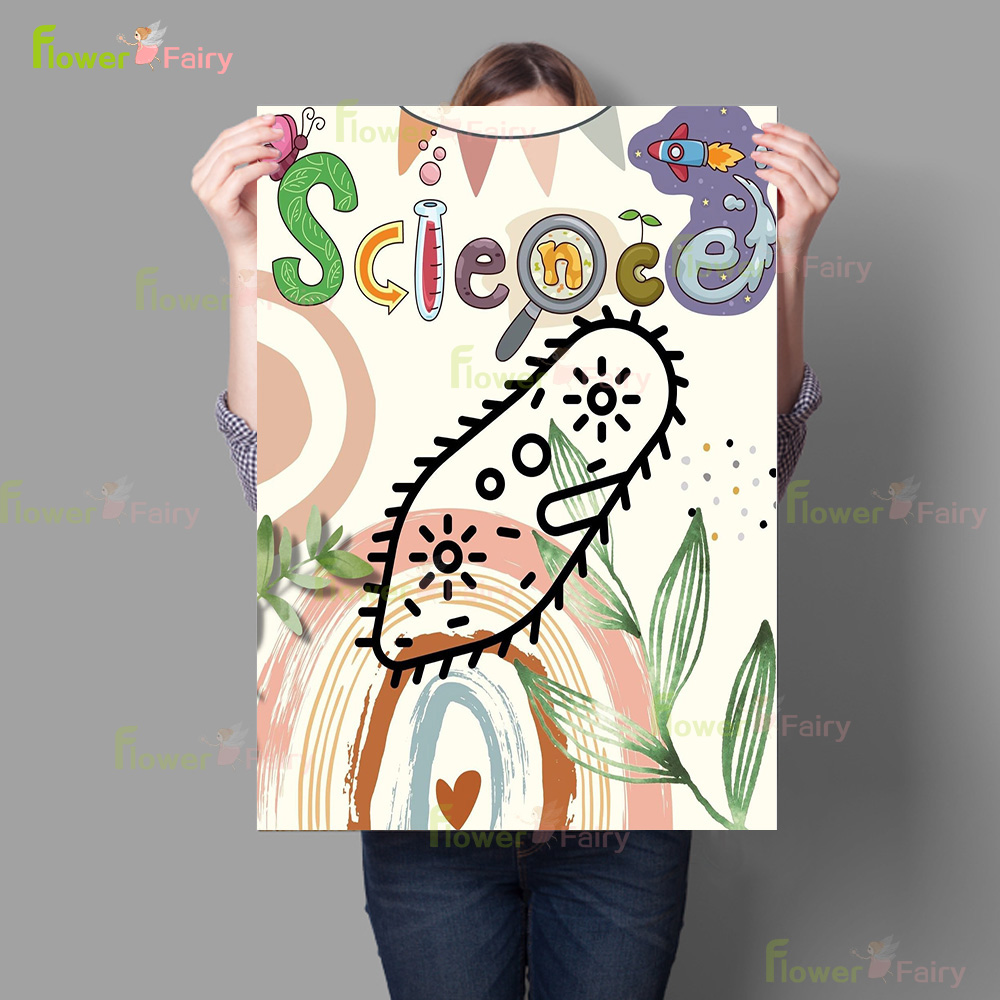 Cartoon Microbiology Watercolo - Science Nursery avis et prix