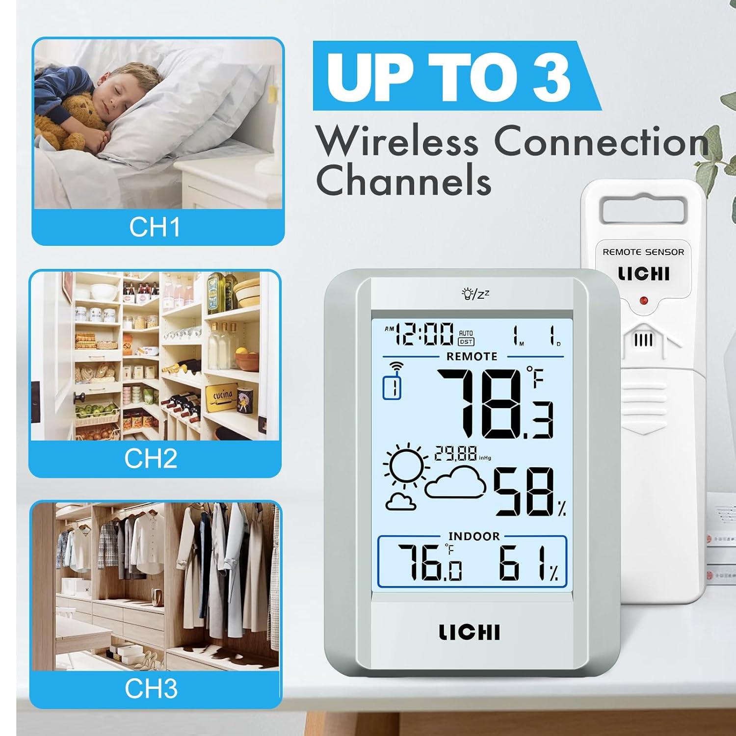 Wireless Weather Station Indoo - Weather Station Indoor avis et prix