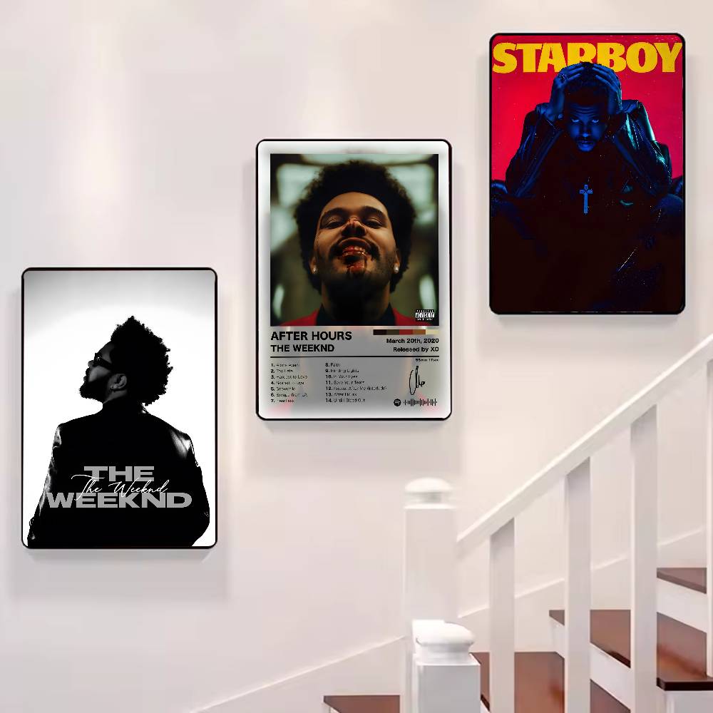 Singer T-The weeknd Poster art - Star Map Poster avis et prix
