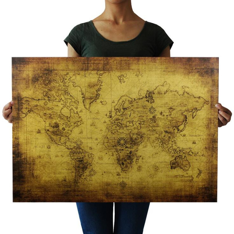 Large 72.5X51.5cm Vintage The  - Star Map Poster avis et prix