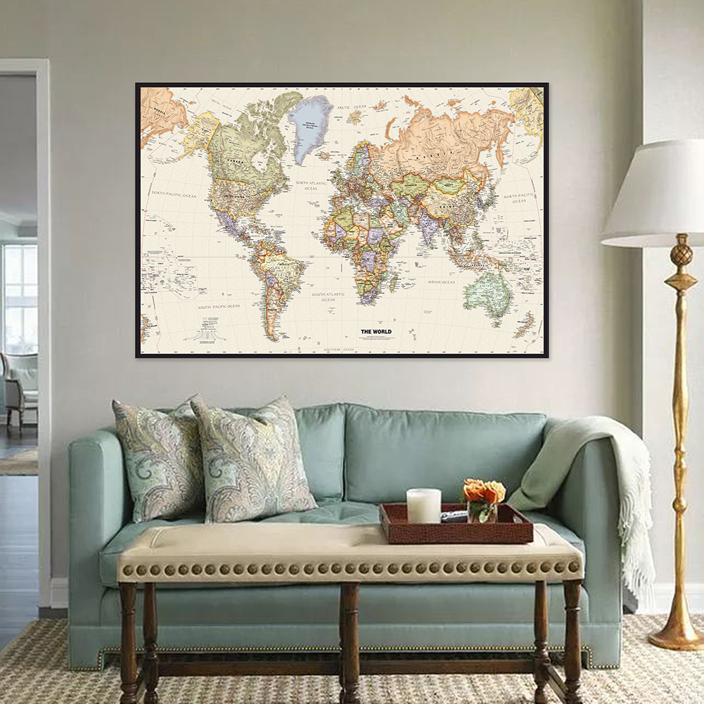Vintage Hanging Poster World M - Star Map Poster avis et prix