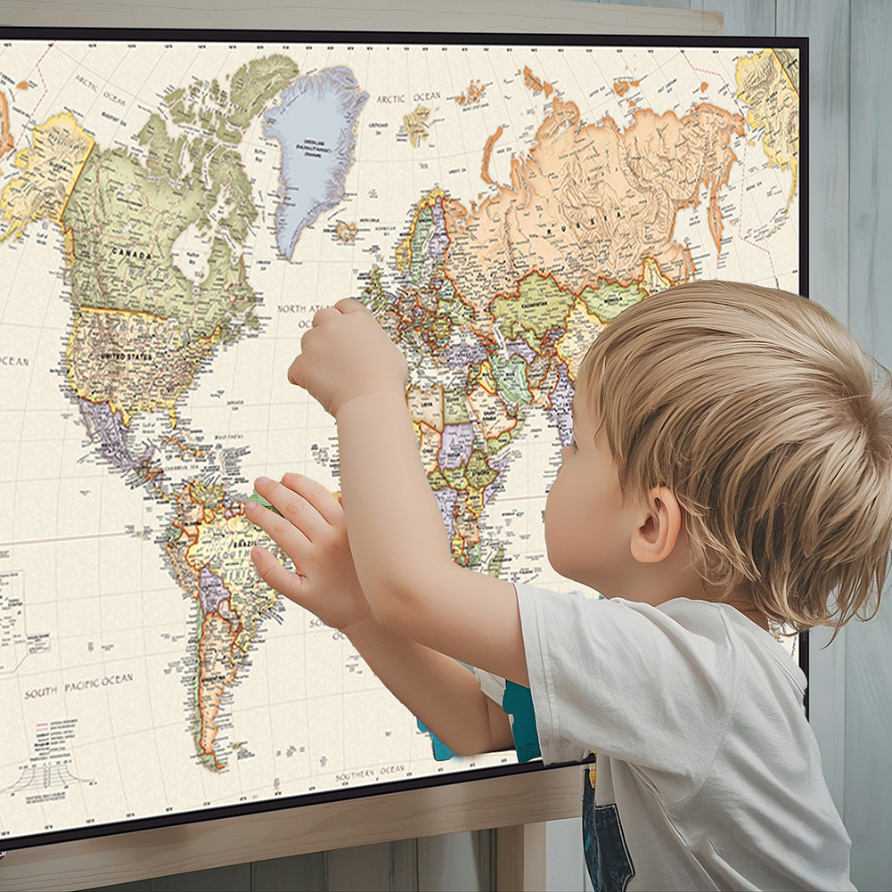 Vintage Hanging Poster World M - Star Map Poster avis et prix